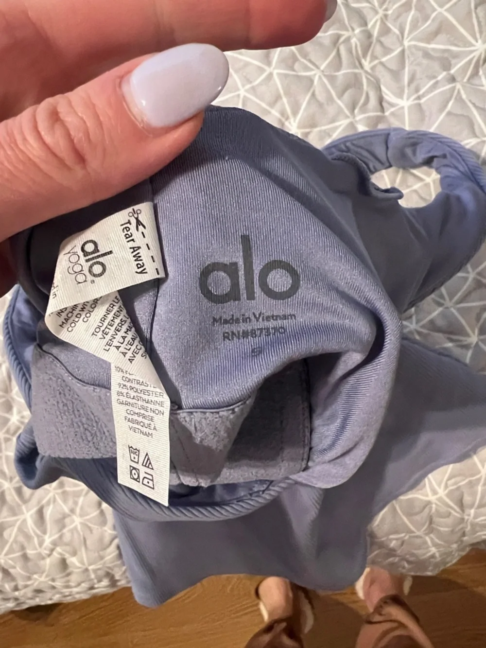 Alo Ribbed Tank Top - Picture 2 of 3